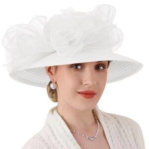 Kentucky Derby Church Dress Hat for Women Fuchsia Line